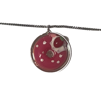 Kette - Donut Erdbeere