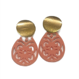 Ohrringe – Tropfenform klein Rosa