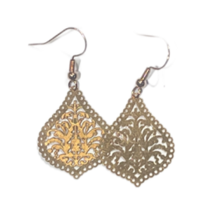 Ohrringe  Tropfen-Ornament Roségold