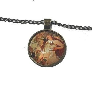 Kette – Jugendstil Weißes Kleidchen