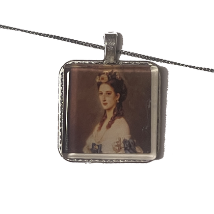 Kette - Portrait mit Rosen