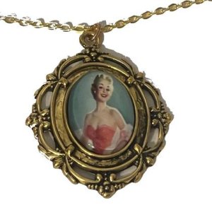 Kette – Pin Up – Rotes Balkonette