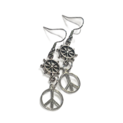 Ohrring Friede am Steuer