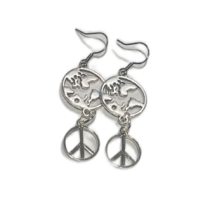 Ohrring Weltfrieden