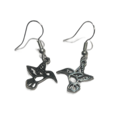 Ohrringe- Kolibri - Umriss