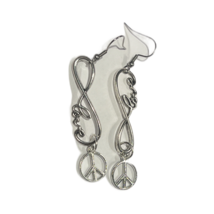 Ohrring Peace and Eternal- Love