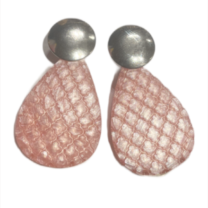 Ohrringe Tropfen -Rautenmuster