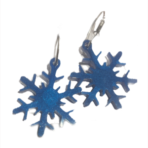 Ohrringe Schneeflocke Pur