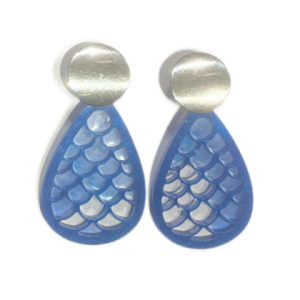 Ohrringe Meerjungfrau Resin