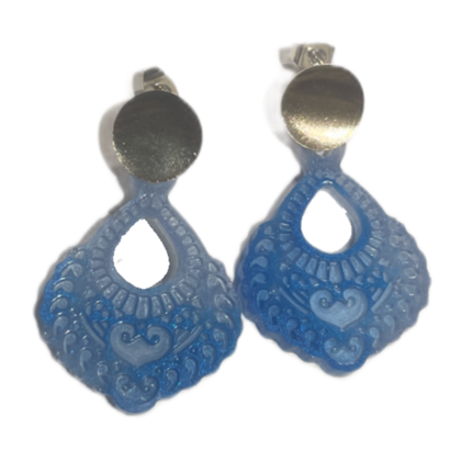 Ohrringe - Ornament Orient Resin