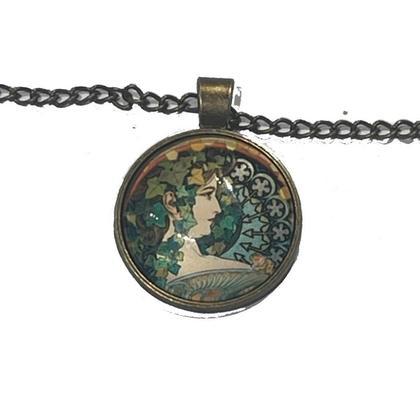 Kette - Jugendstil Efeu