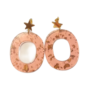 Ohrringe – Weihnachten Goldflocken