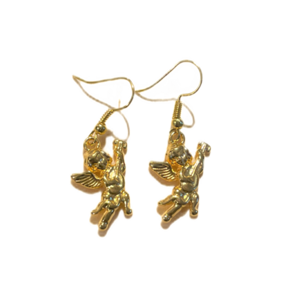 Ohrring Engel mit Laute
