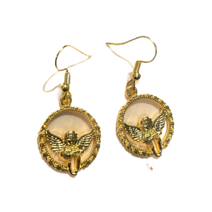 Ohrring Engel in Kranz