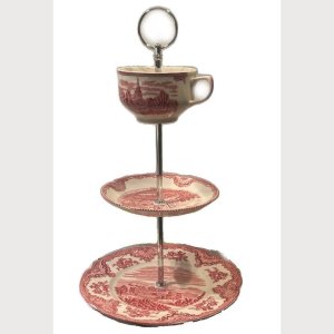 Etagere Altenglisch Rot