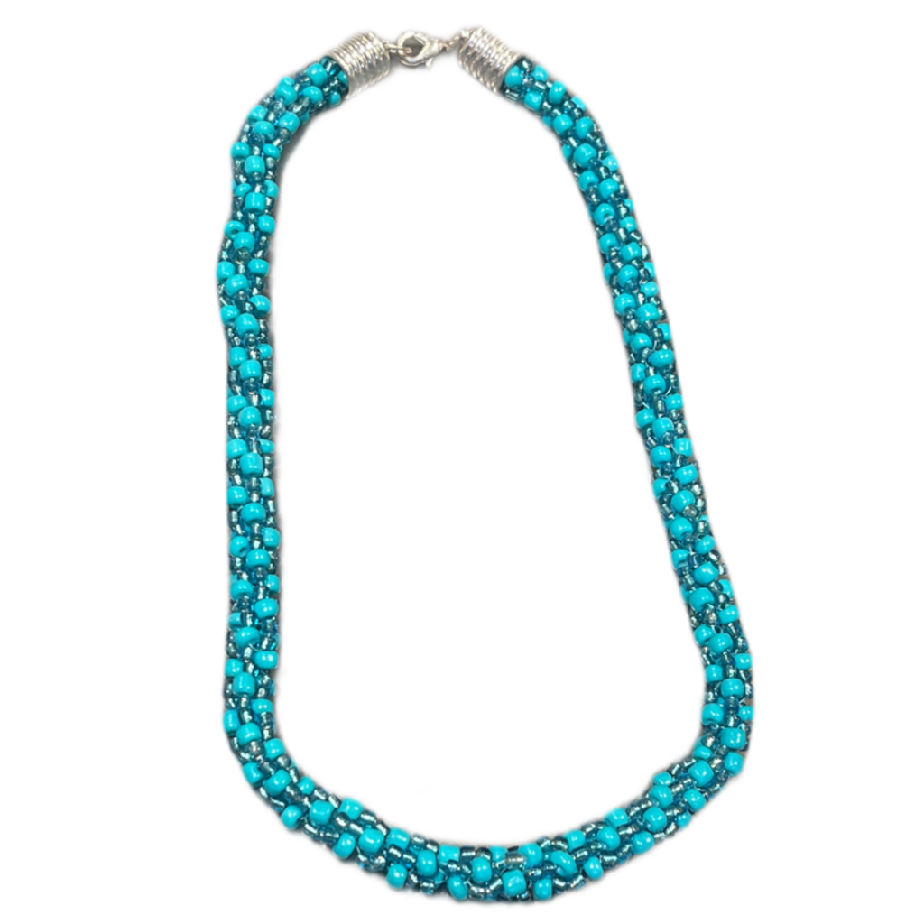 Perlenkette Türkis