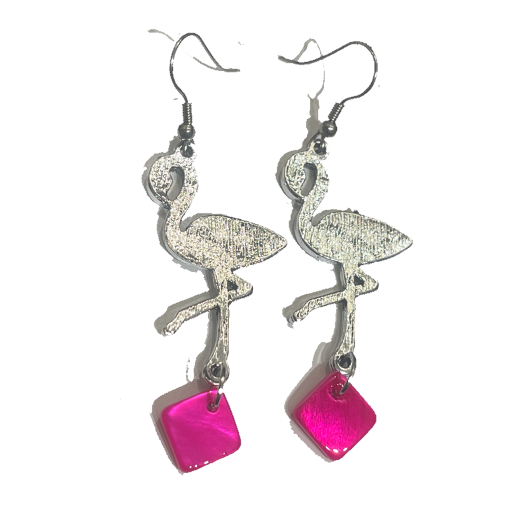 Ohrringe- Flamingo - Image 2