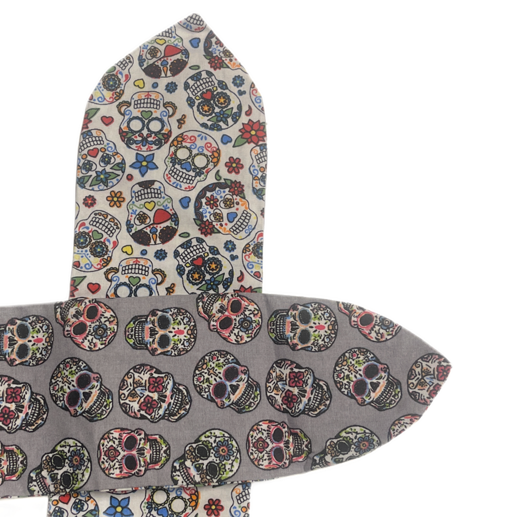 Haarband Sugar Skull Grau - Image 2