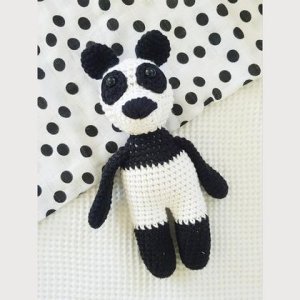 Panda – gehäkeltes Kuscheltier