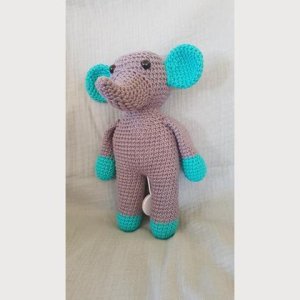 Elefant – gehäkelte Spieluhr