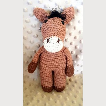 Esel - gehäkeltes Kuscheltier