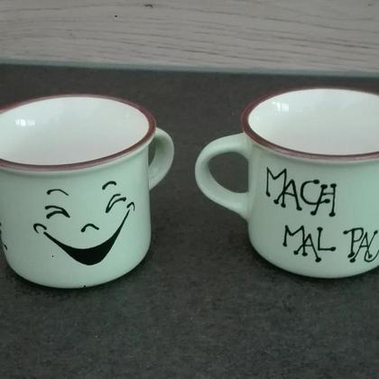 Espressobecher "Pause" hellgrün, Design 2 - Image 4