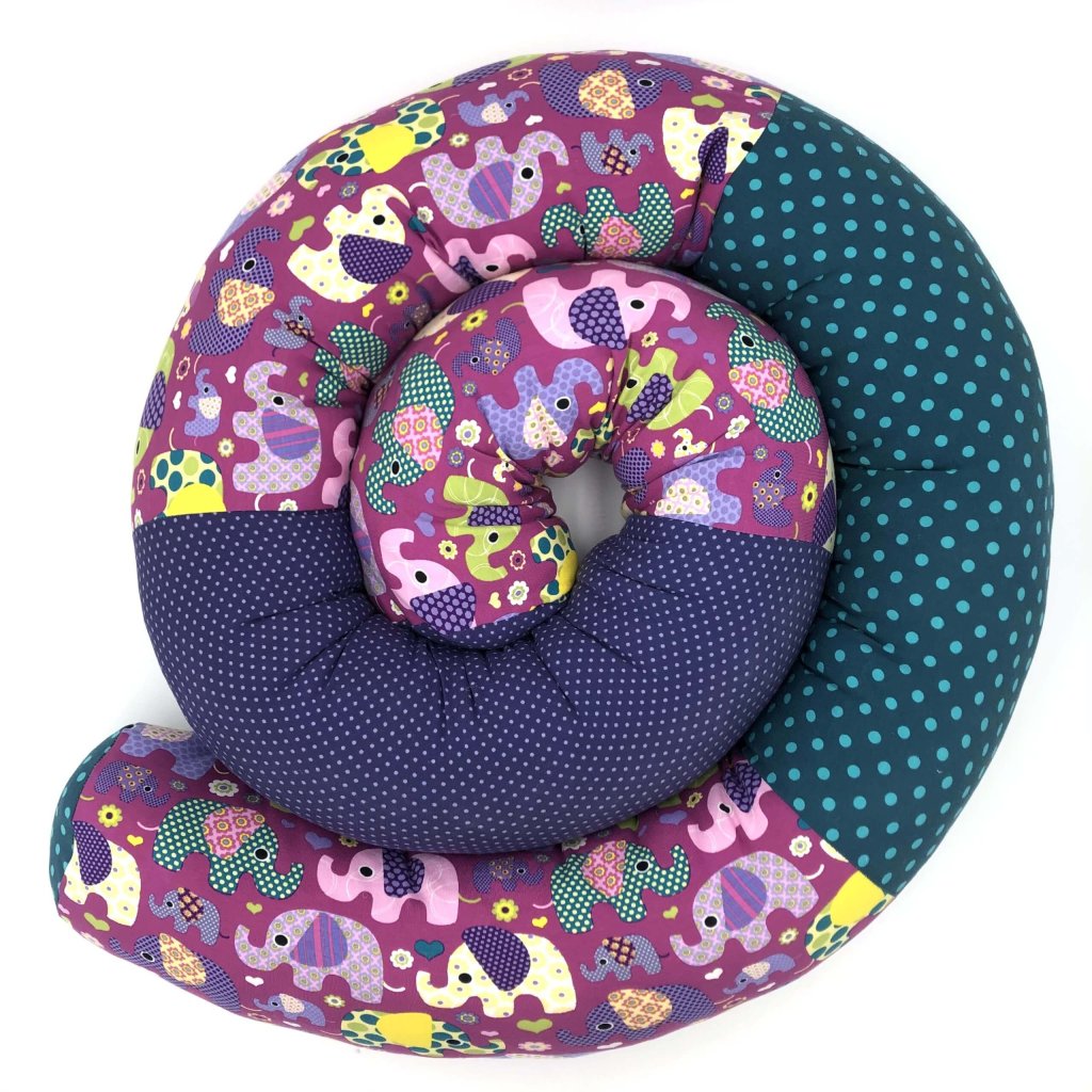 BETTSCHLANGE (ca. 2,30m) "Elefanten magenta"