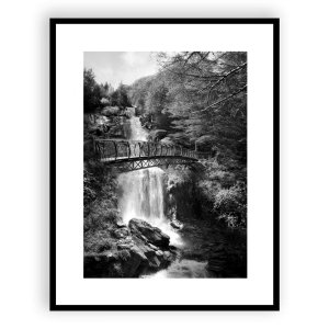 Fotodruck: Wilde Wasser Weg, Stubaital, Tirol.