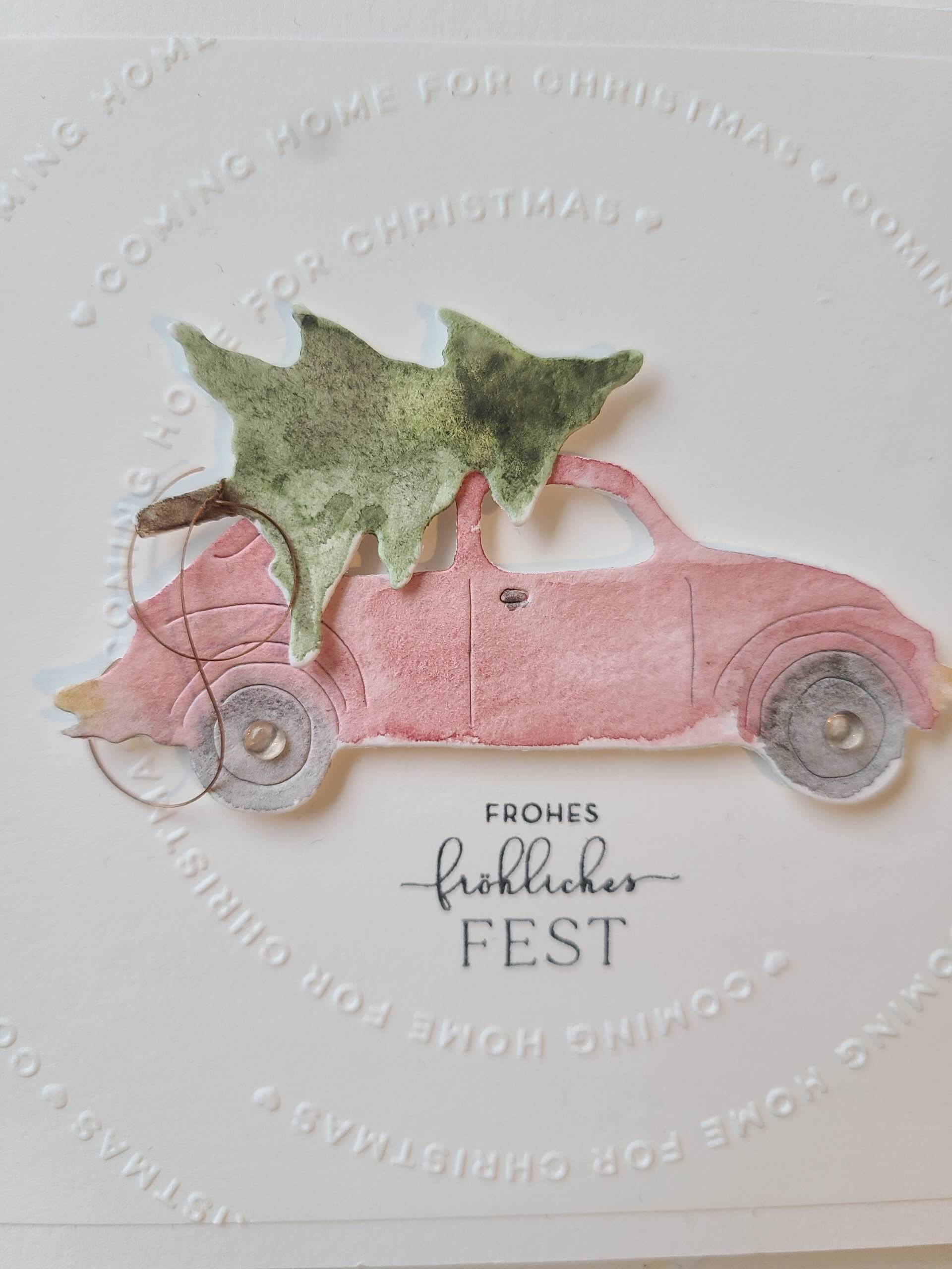 Weihnachtskarte „Driving Home for Christmas“ - Image 2