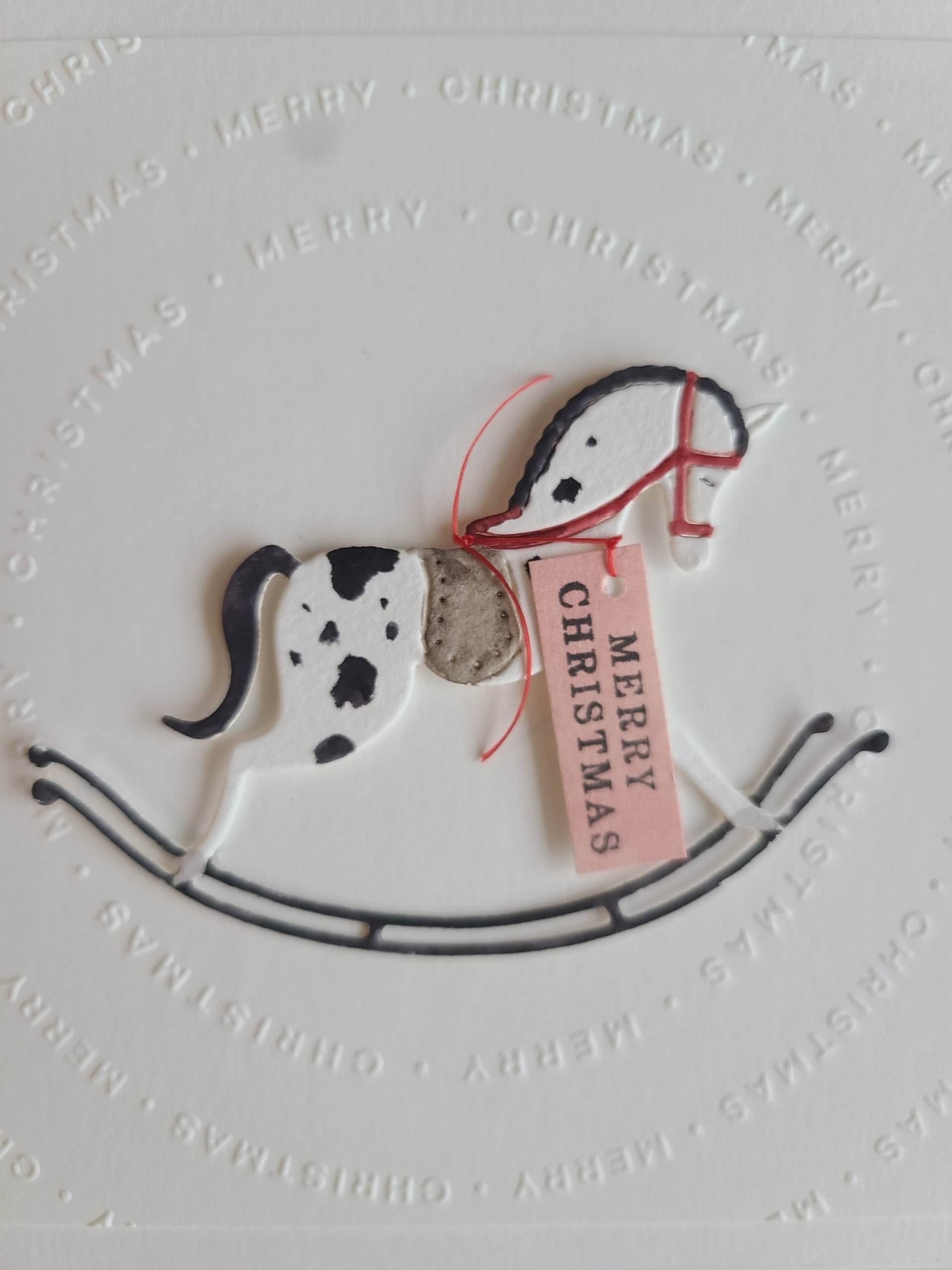 Weihnachtskarte "Schaukelpferd" - Image 2