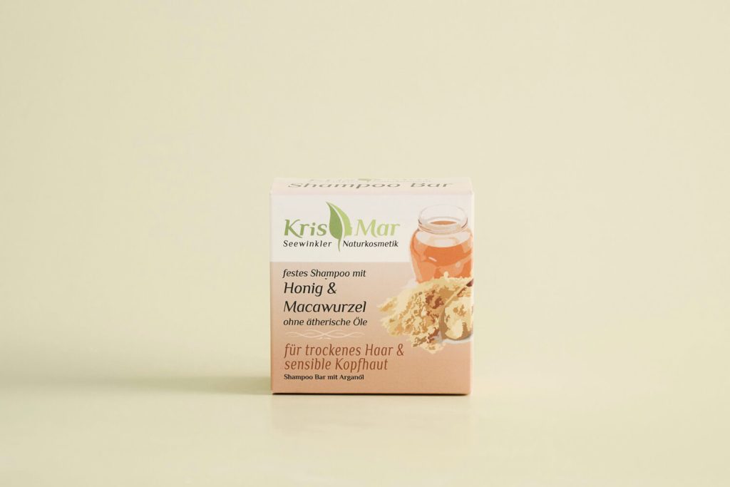 Shampoo Bar - Honig & Macawurzel - ohne ätherische Öle