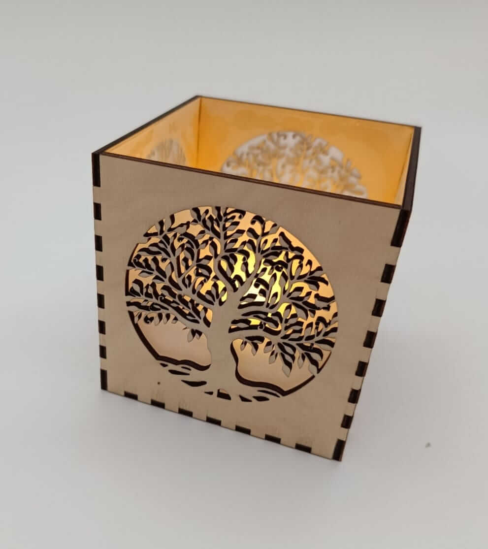 Lampe Lebensbaum, Windlicht