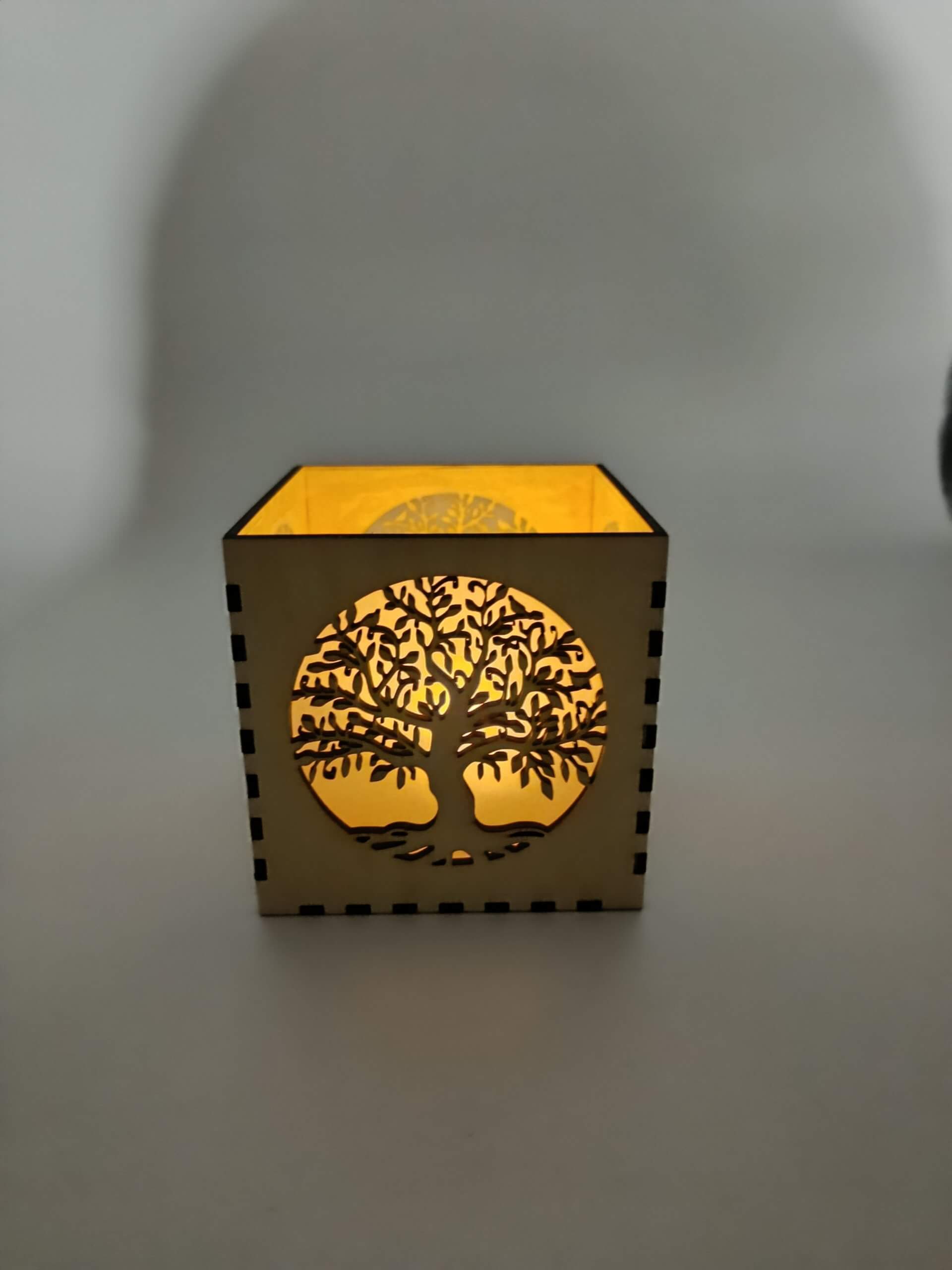 Lampe Lebensbaum, Windlicht - Image 2