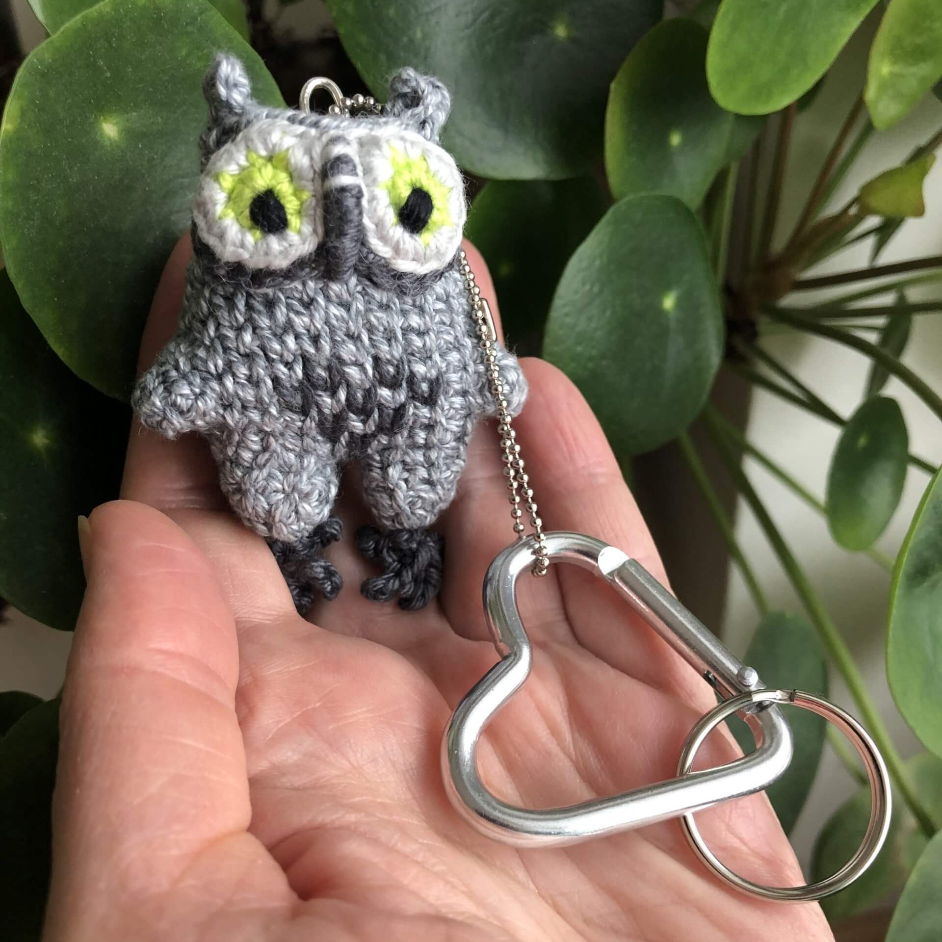 Schlüsselanhänger Eule, Taschenclip - Image 5