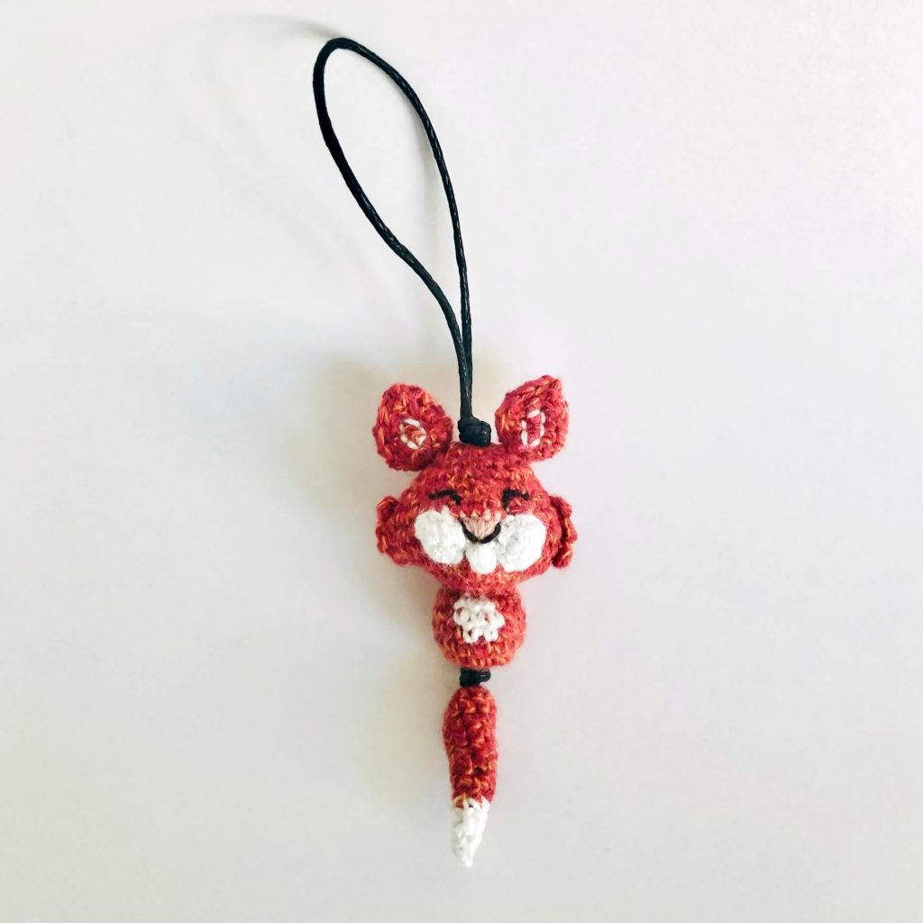 Rote Katze Anhänger