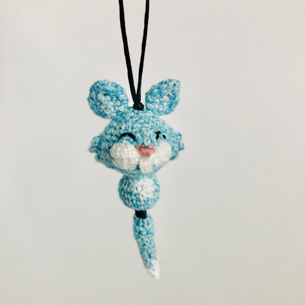 Blaue Katze Anhänger