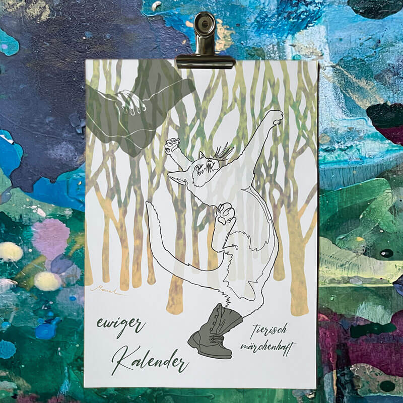 Wandkalender "tierisch märchenhaft"