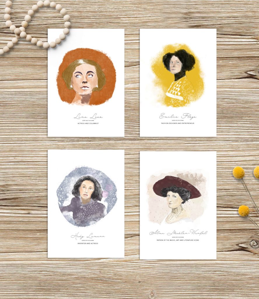 Kartenset Portraits Wiener Frauen