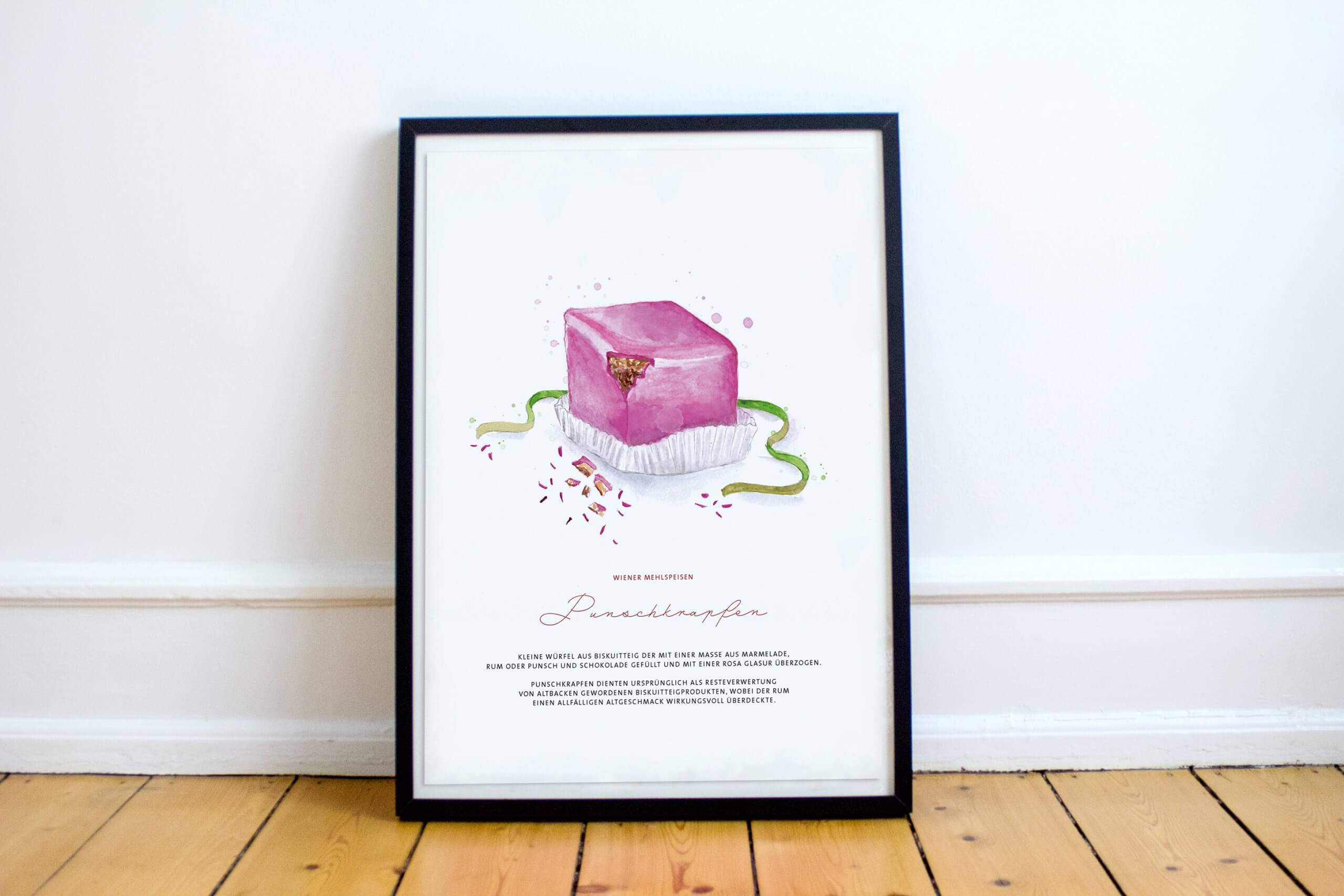 Kunstdruck Punschkrapfen - Image 2