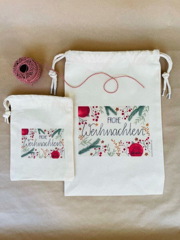 Weihnachtssäckchen small und medium