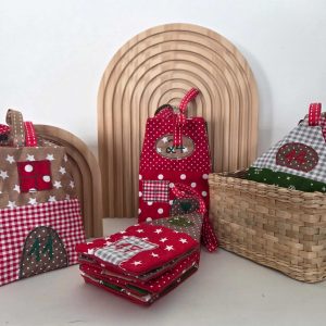 Adventkalender  Häuser Gold