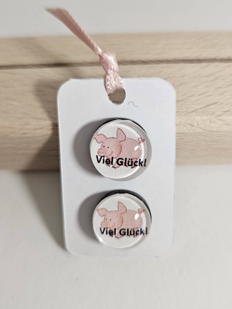 Glücksbringer Magnet - Glücksschwein