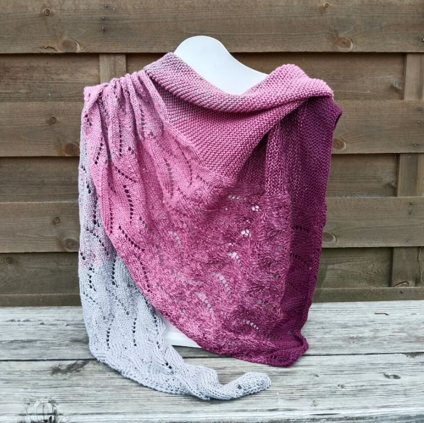 Schultertuch gestrickt