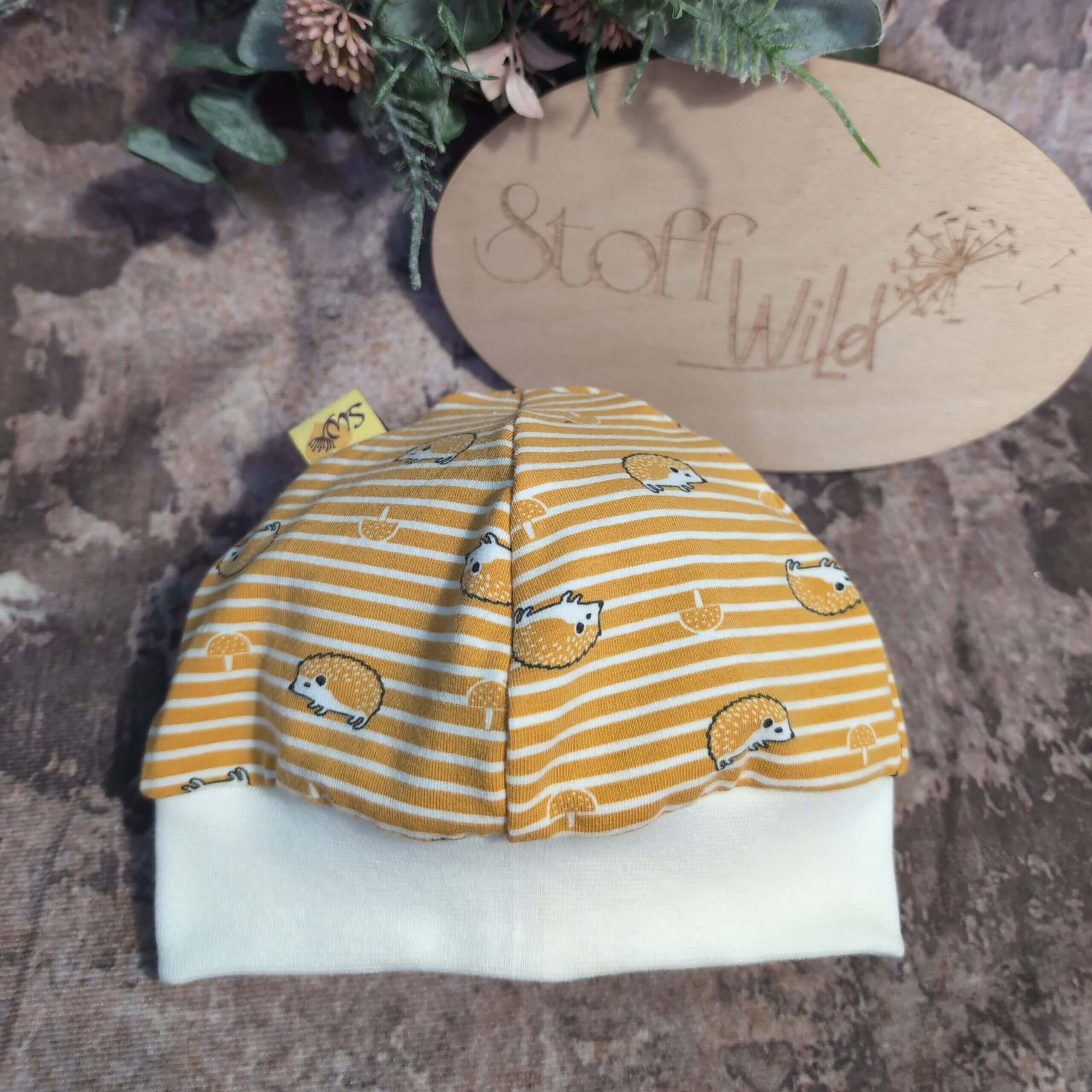 Bündchenhaube Igel, Gr. S 39-45cm - Image 5