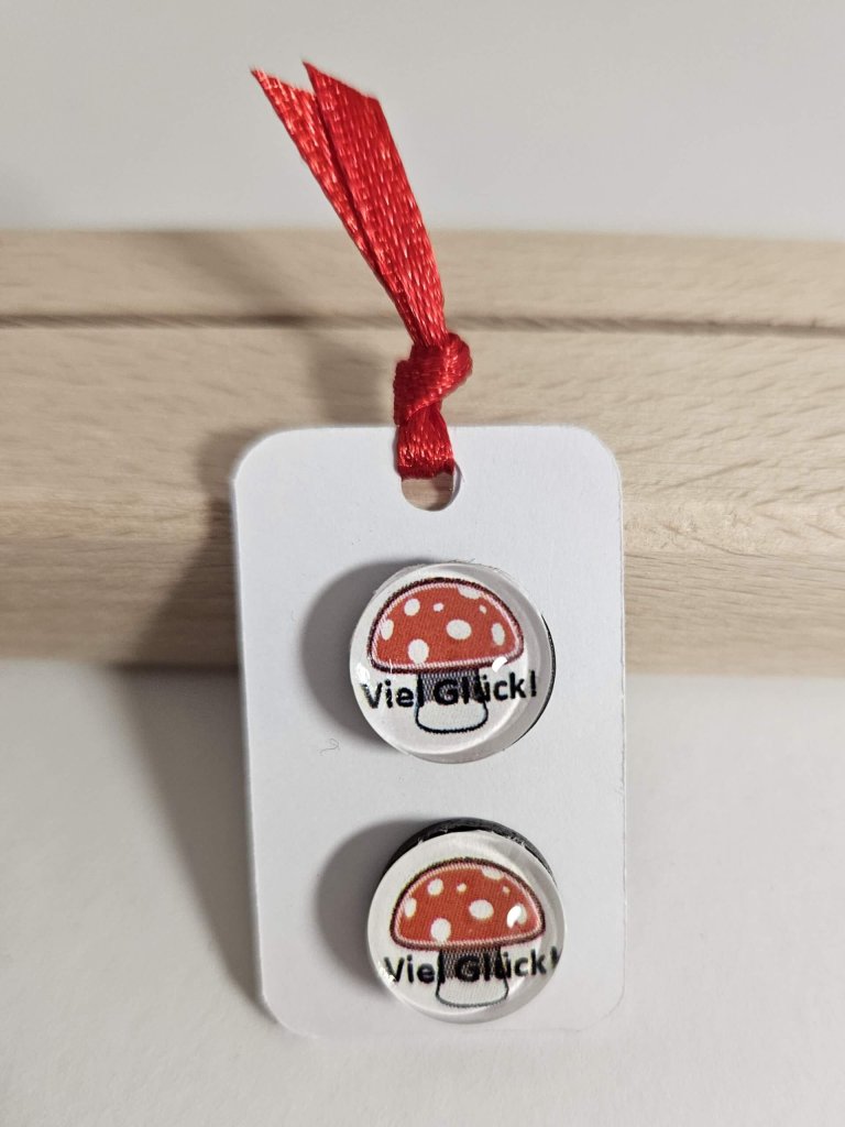 Glücksbringer Magnet - Glückspilz