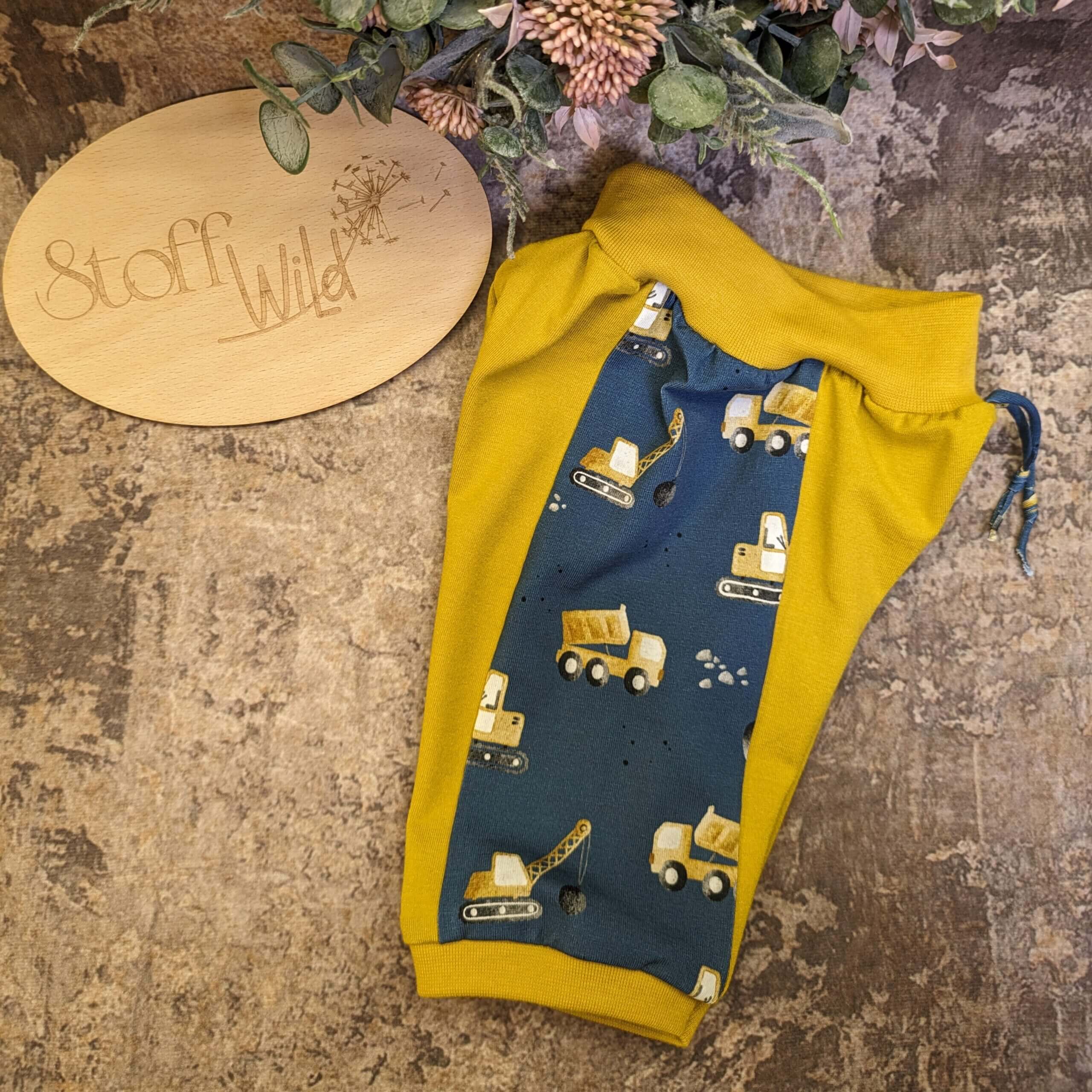 kurze Hose BAUMASCHINEN, Gr. 74/80 - Image 3