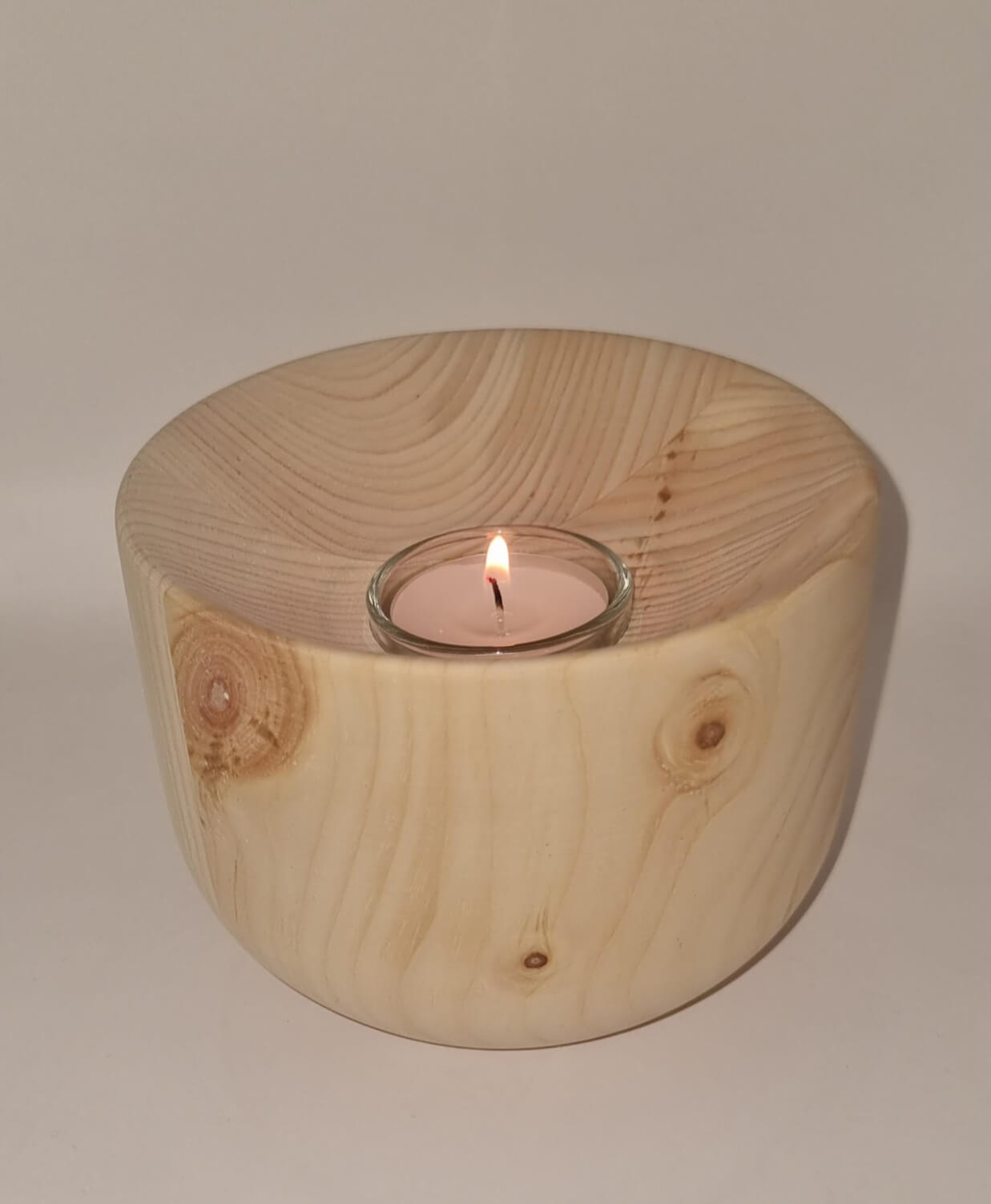 Zirbenholz Lichtschale