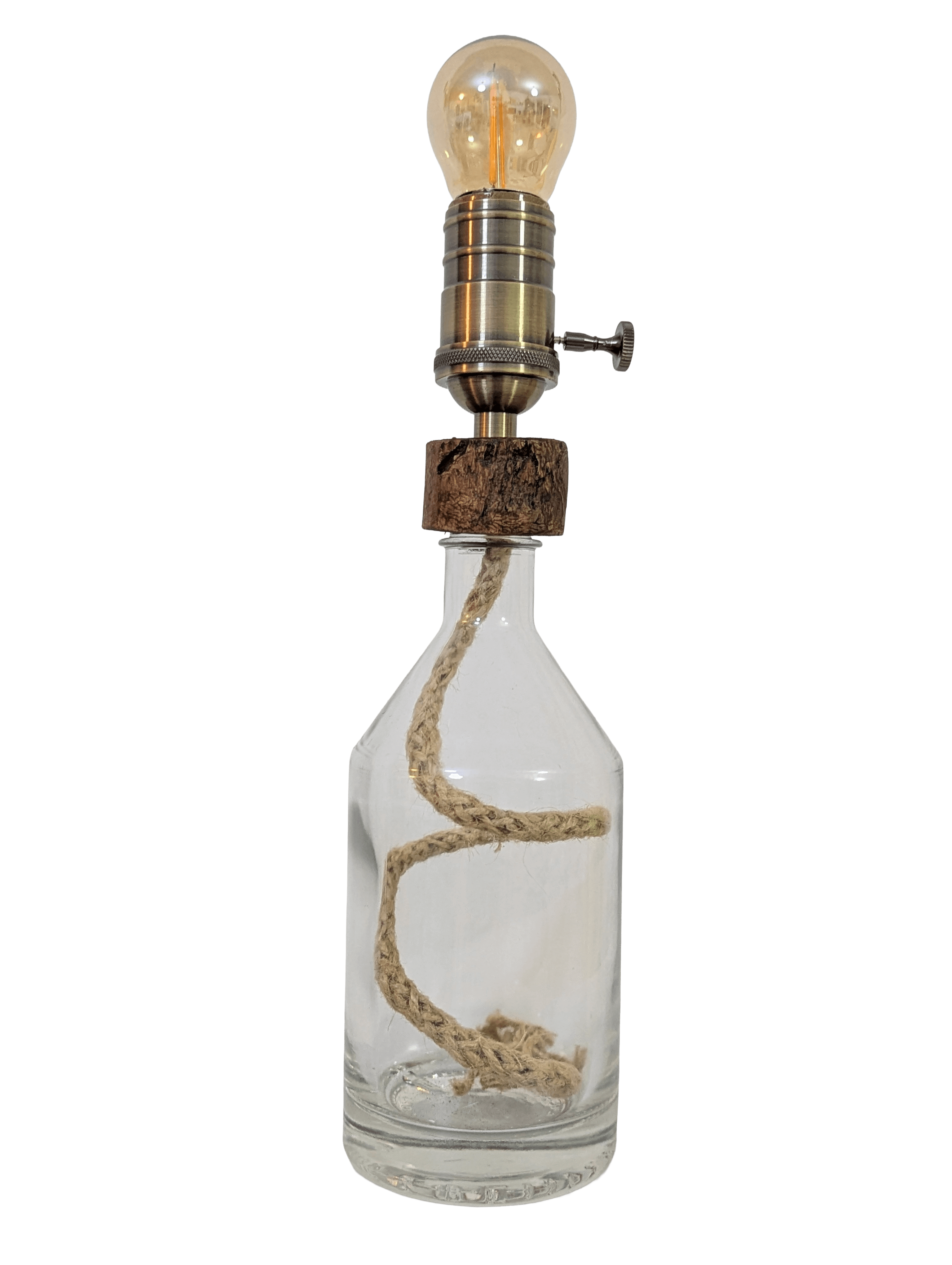 Tischlampen - Bierflasche & Transparent mit Retro-Lampe Edisson Warmlicht - Image 2