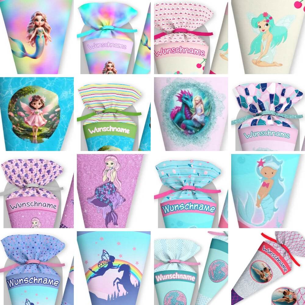 Schultüte mit Wunschname – personalisiert, handgenäht und einzigartig - Image 8