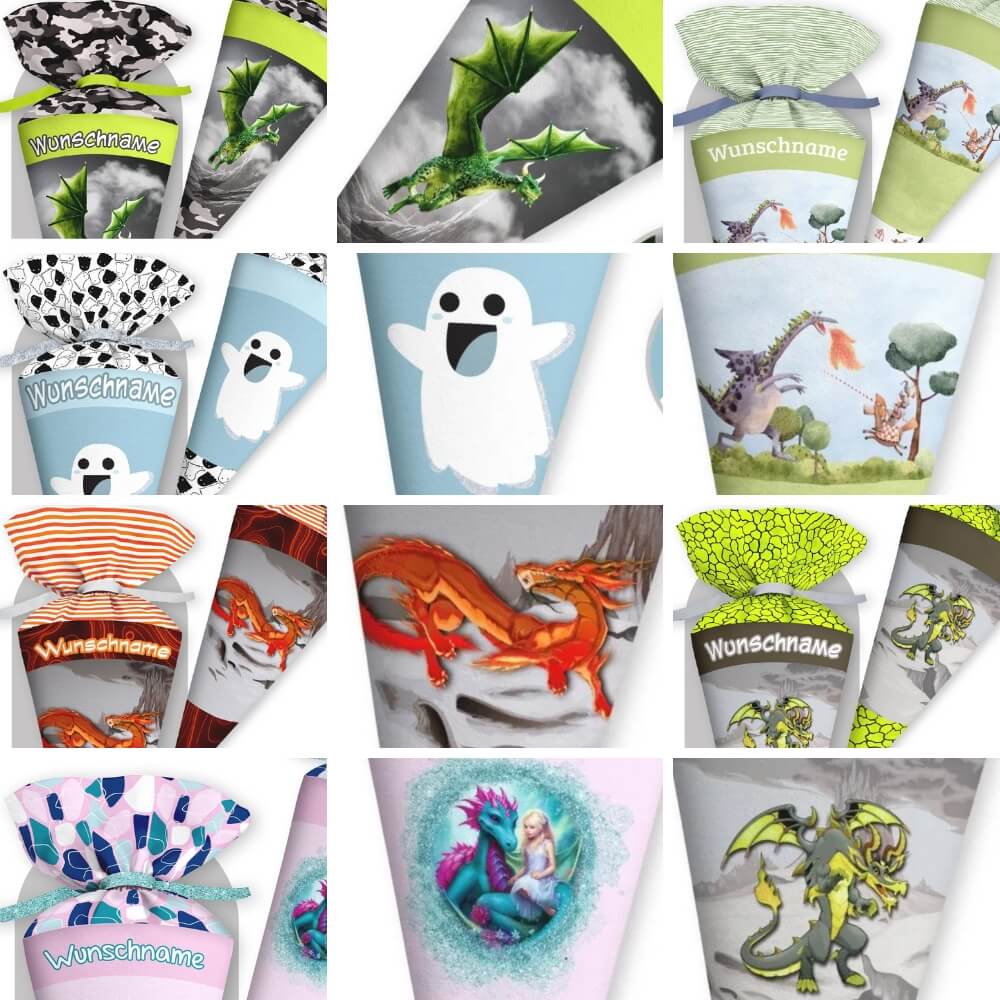 Schultüte mit Wunschname – personalisiert, handgenäht und einzigartig - Image 9